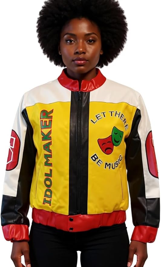 Idol Maker Let There Be Music Jacket - 90s Rapper Costume & Everyday Wear Unisex Adult Coat - Hip Hop Fashion