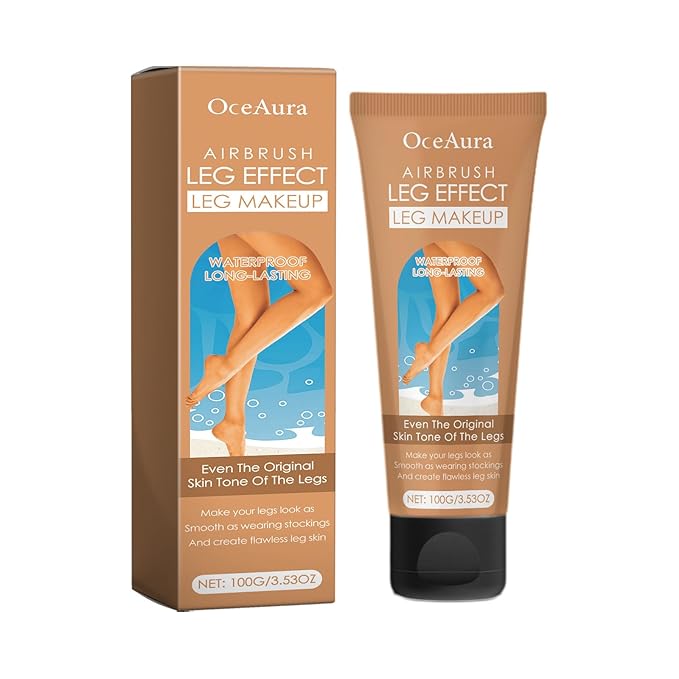 Leg Makeup Waterproof No Transfer, Flawless Looking Leg and Body Tattoos and Scar Cover up Makeup Concealer for All Skin. (2# Medium Golw)