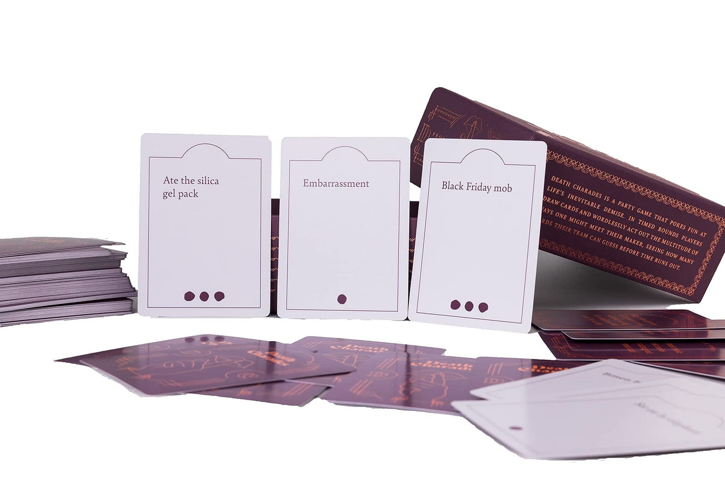 Death Charades: Silly, Fun, Party Card Game, Teams Have 45 Second Rounds to Guess The Charade, Endless Rounds or Until The Cards Run Out, 2 to 20 Players, for Ages 13 and up