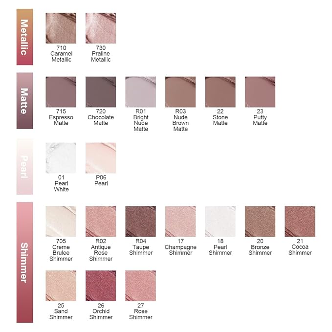 Kaely Single Cream Eyeshadow Pot, Cocoa Shimmer Eye Shadow for Older Women High Pigmented Waterproof, Natural Eyeshadow Palette Makeup Brightener, sombras en crema para ojos, Blendable, 21