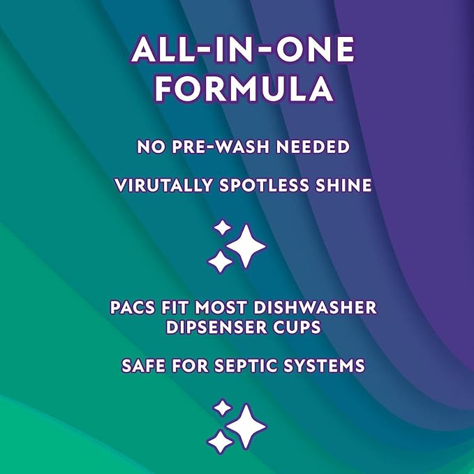 Platinum Clean Fresh Scent Automatic Dishwasher Detergent Pacs, 105 Count (2 Pack)