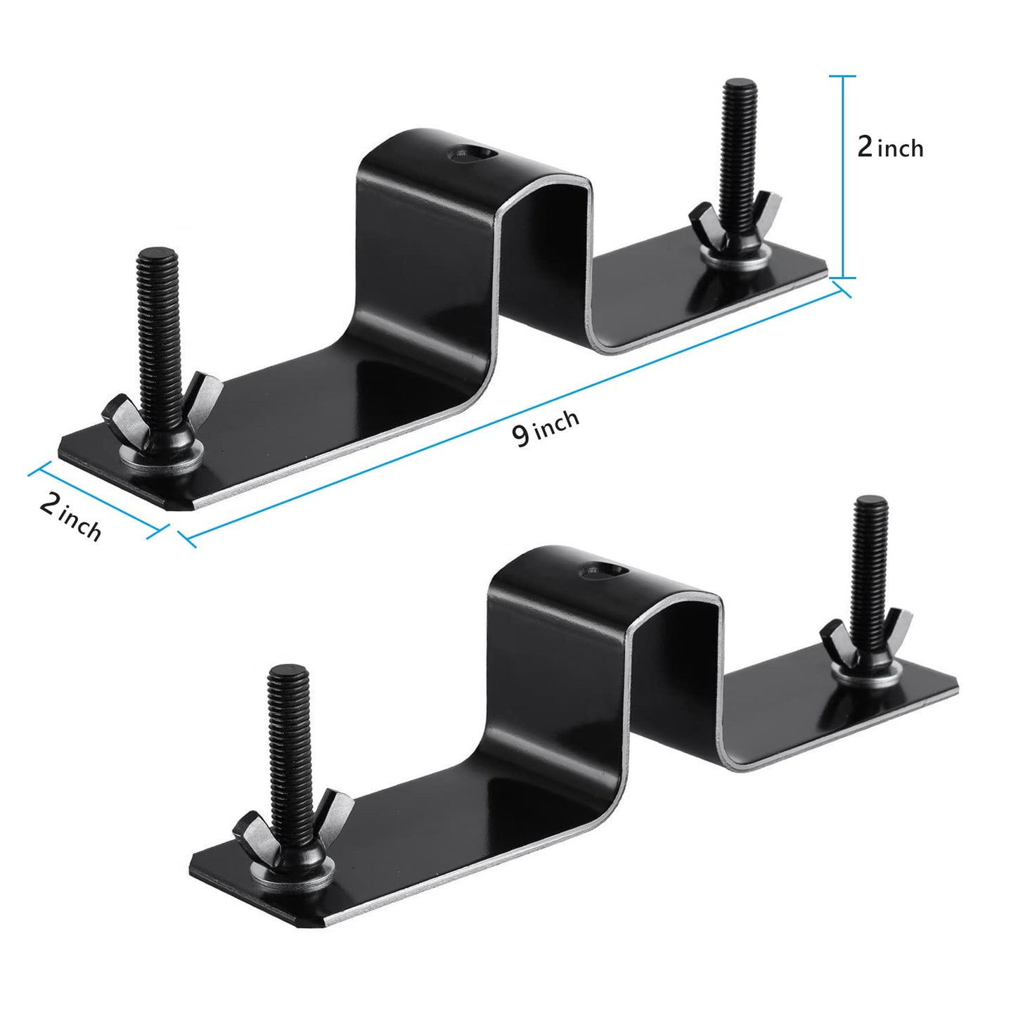 SLOW DOLPHIN Photo Video Studio Triple Crossbar 10 (W) x 8.5 (H) ft Adjustable Photography Backdrop Background Support Stands, with Mounting Bracket and 6 Pcs Spring Clamp, Carry Bag