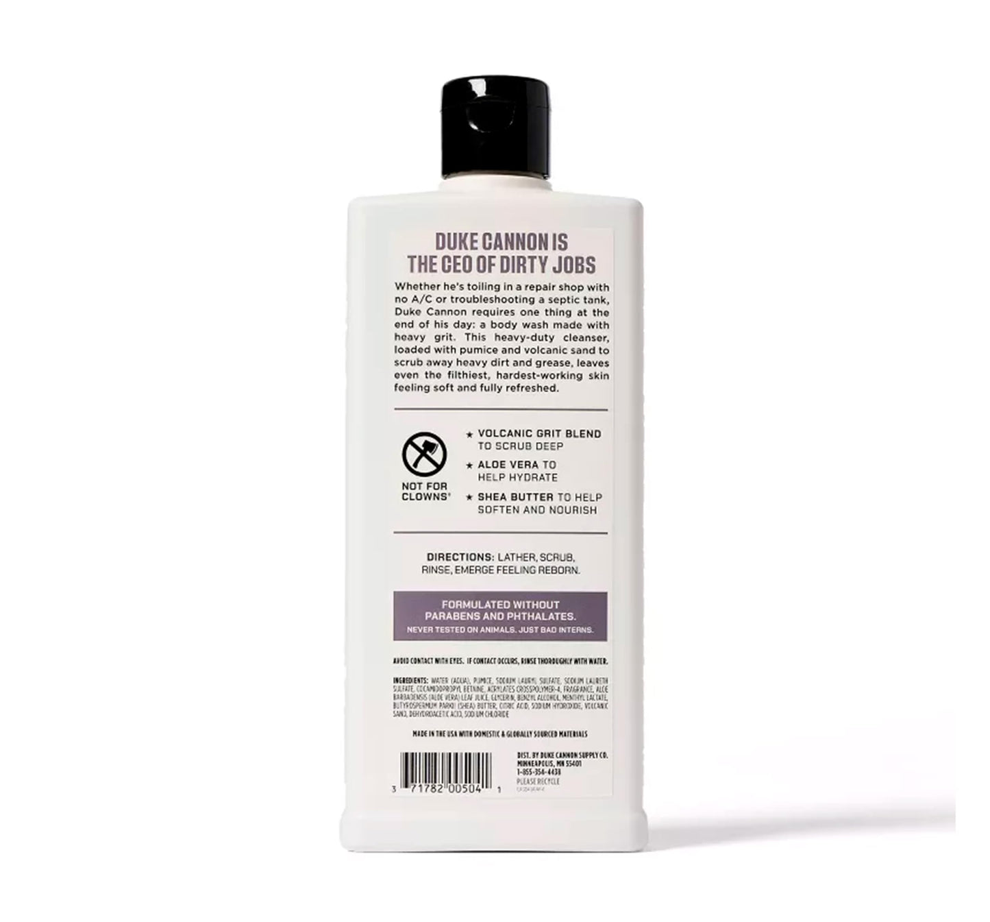Duke Cannon Supply Co. Heavy Grit Deep Cleaning Men's Body Wash - 18 fl oz - Pack Of 01