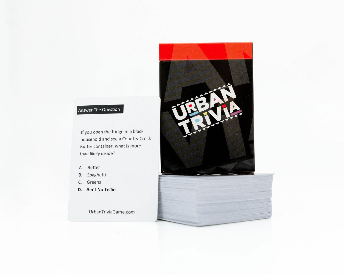 Urban Trivia Game - Card Game for The Culture! Fun Trivia on Black TV, Movies, Music, Sports, & Growing Up Black! Great Trivia for Adult Game Nights and Family Gatherings.