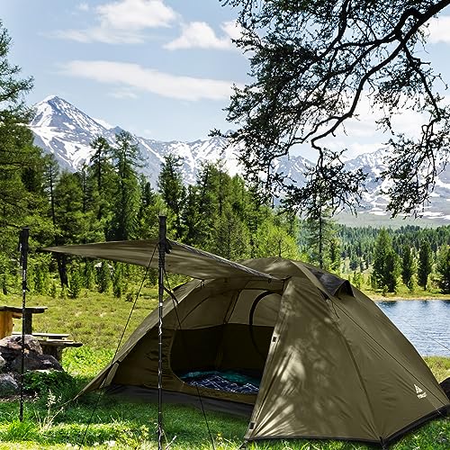 Forceatt Camping Tent 2/3/4 Person, Professional Waterproof & Windproof Lightweight Backpacking Tent Suitable for Outdoor,...