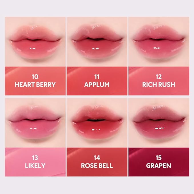 TIRTIR Waterism Tinted Lip Gloss #02 Merry Coral, 0.14 Fl Oz – Kiss Ready Lipgloss, 12H Long Lasting Non Sticky Natural Tinted Glow Korean Multiuse Cheek and Lip Tint for Women gift