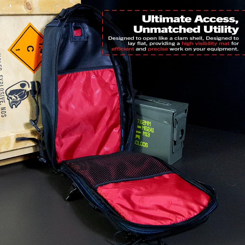 DDT Death Dealer Tactical Anti-Venom 24 Hour Assault EDC Backpack (Blueline)