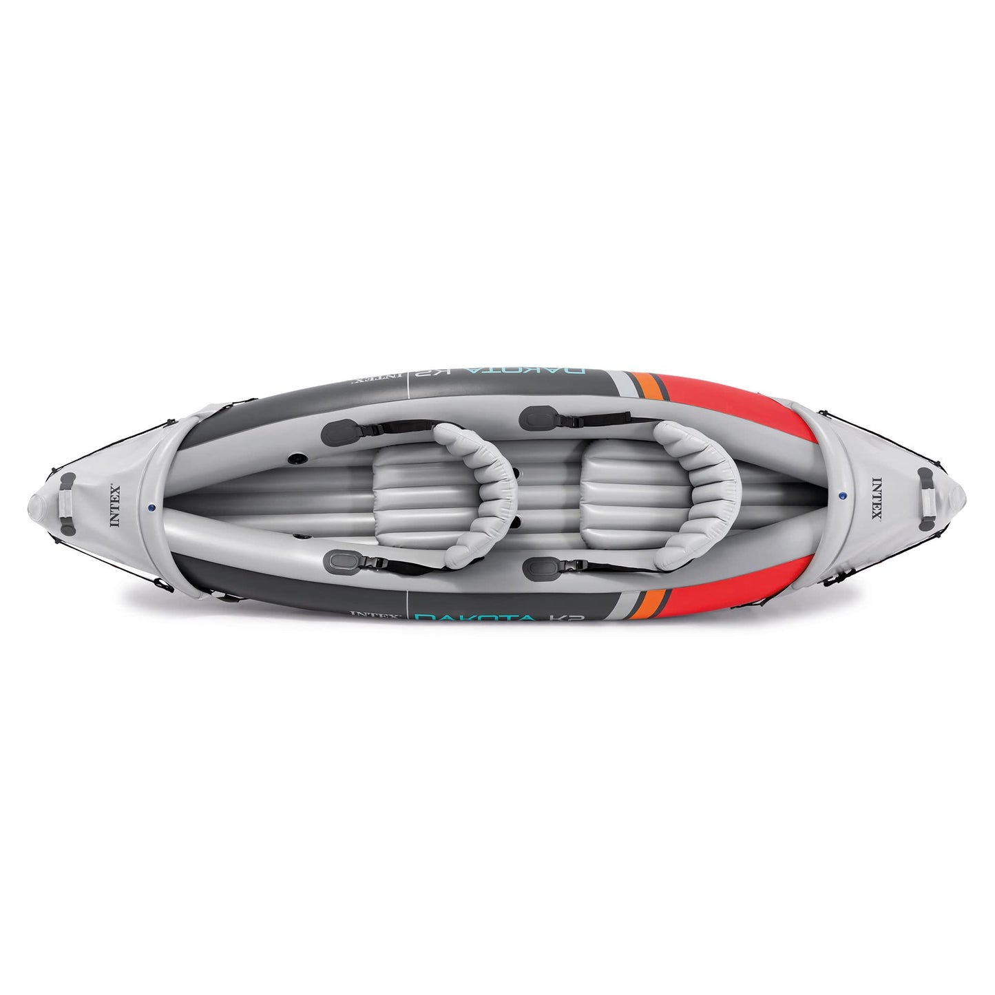 INTEX 2-Person Inflatable Kayak Set, Dakota K2 with 86in Oars and Pump
