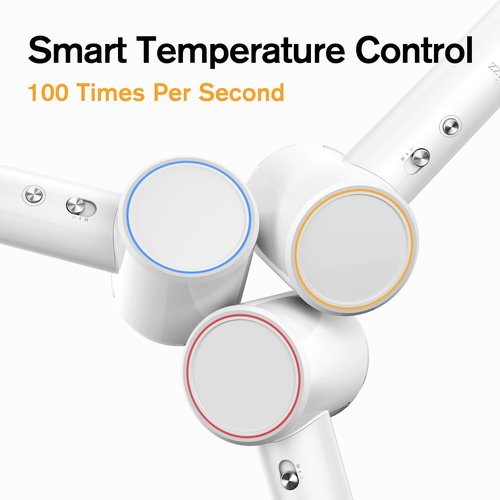 Rizz Hair Dryer, 110000 RPM High Speed Blow Dryer for Women, 150 Million Negative Ions&Thermo-Control with Cool Shot Button，Lightweight&Fast Drying Low Noise with Magnetic Concentrator Nozzle (White)