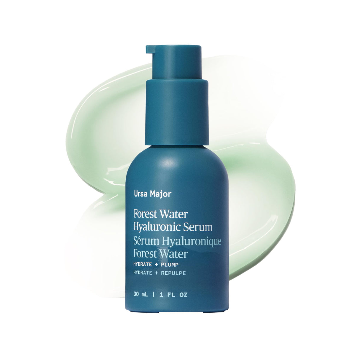 Ursa Major Forest Water Hyaluronic Serum | Deeply Hydrating Natural Face Serum | Boosts Firmness, Plumps Skin & Smooths Appearan
