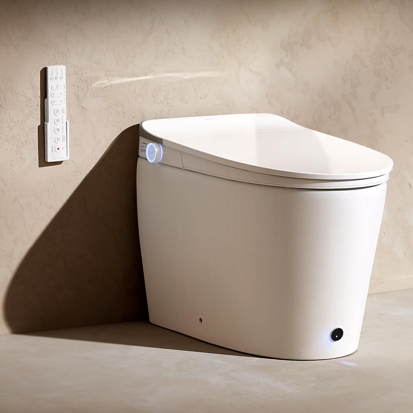 JOMOO Smart Toilet with Built in Bidet, One Piece Bidet Toilet with Heated Seat, Warm Water, Auto Flush, Dryer, Auto Open/Close Lid, Built in Toilet with Bidet, 12" Elongated Smart Toilets