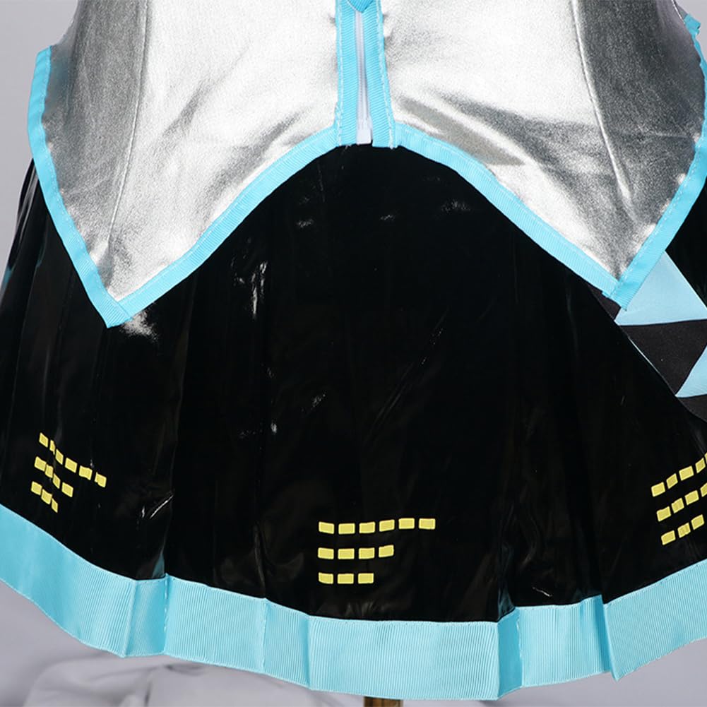 Anime Costume Party Dress Uniform For Women Full Set (Blue, XS)