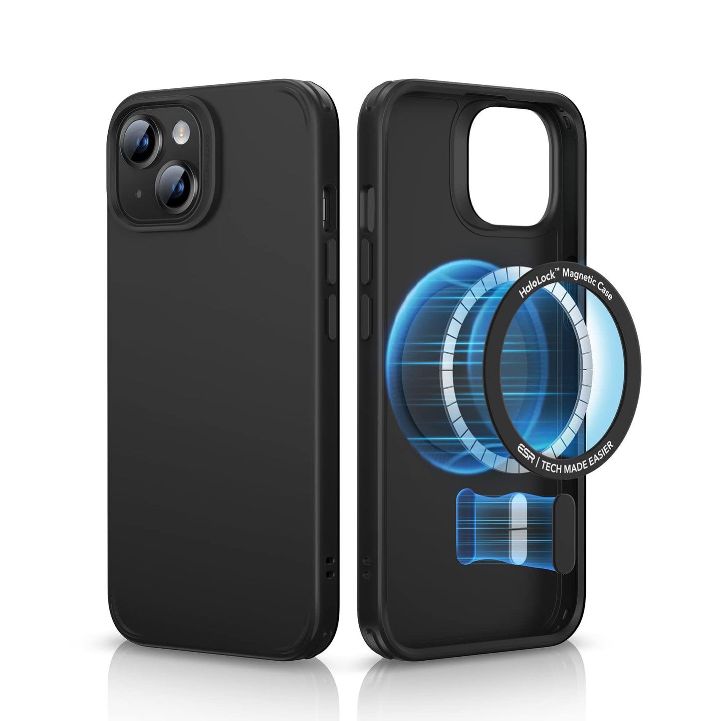 Esr Hybrid Magnetic Case With Halolock, Compatible With Iphone 14 And 13 , Compatible With Magsafe, Shockproof Military-Grade Pr