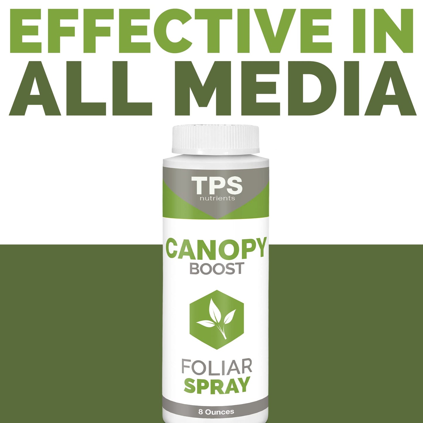 Canopy Boost Foliar Spray for All Plants, Boosts Photosynthesis and Corrects Common Yellowing by TPS Nutrients, 1/2 Pint (8 oz)