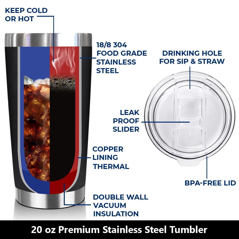 NewEleven Gifts For Brother - Brother Birthday Gifts For Big, Little Brothers, Siblings, Bro In Law - Funny Brothers Gift From Sister, Bro - 20 Oz Tumbler