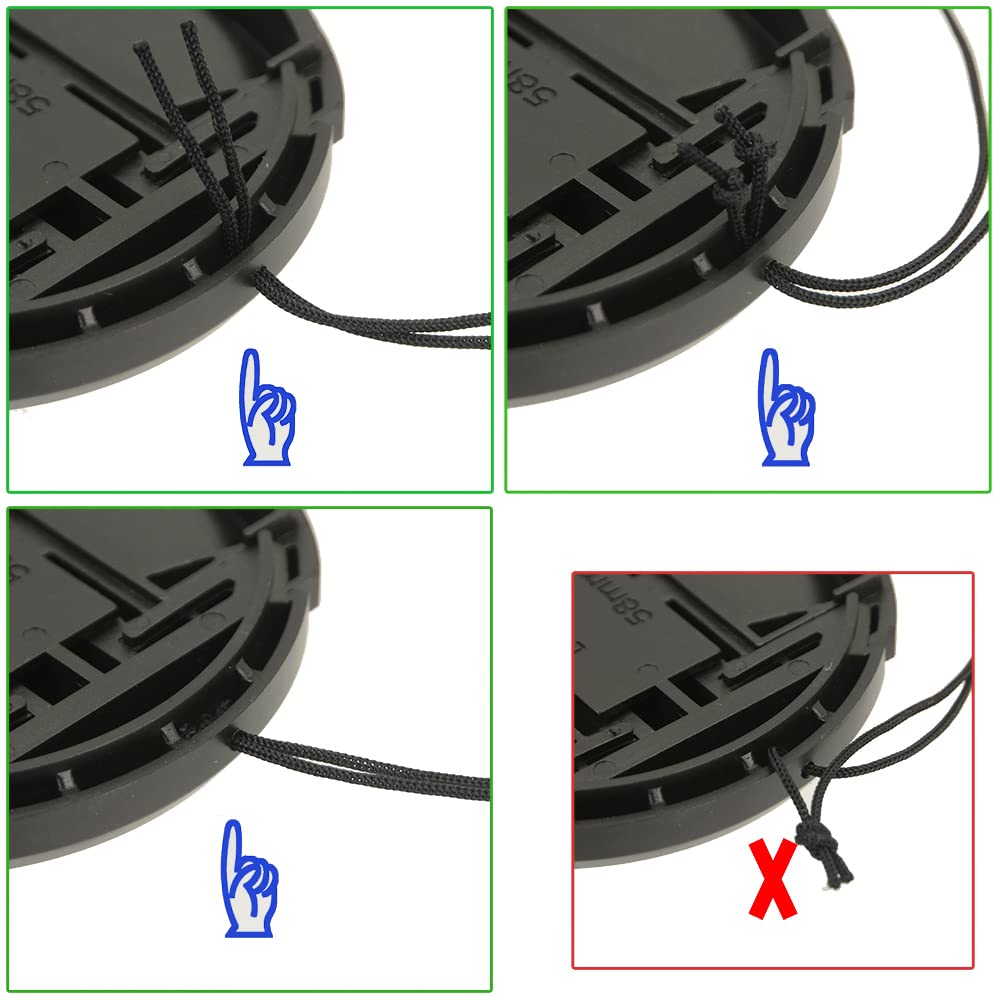 Sioti 43Mm Lens Cap (2 Packs), Camera Lens Cover, Compatiable For Almost All Brands Of Lenses(43Mm)
