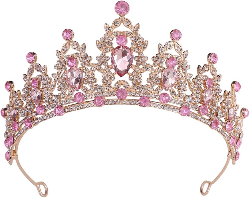 Tiaras for Women Birthday Crown Princess Crowns Rhinestone Girls Headbands Prom Party Accessories Wedding Bridal Hairpiece...