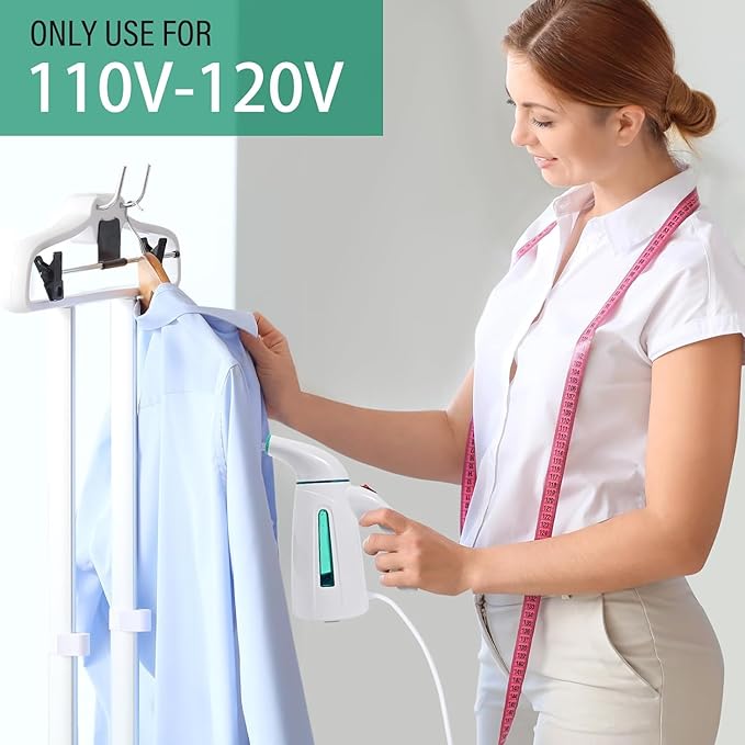 OGHom Steamer for Clothes, Handheld Clothing Steamer for Garment, 240ml Big Capacity 700W Portable Travel Steam Iron (Teal)