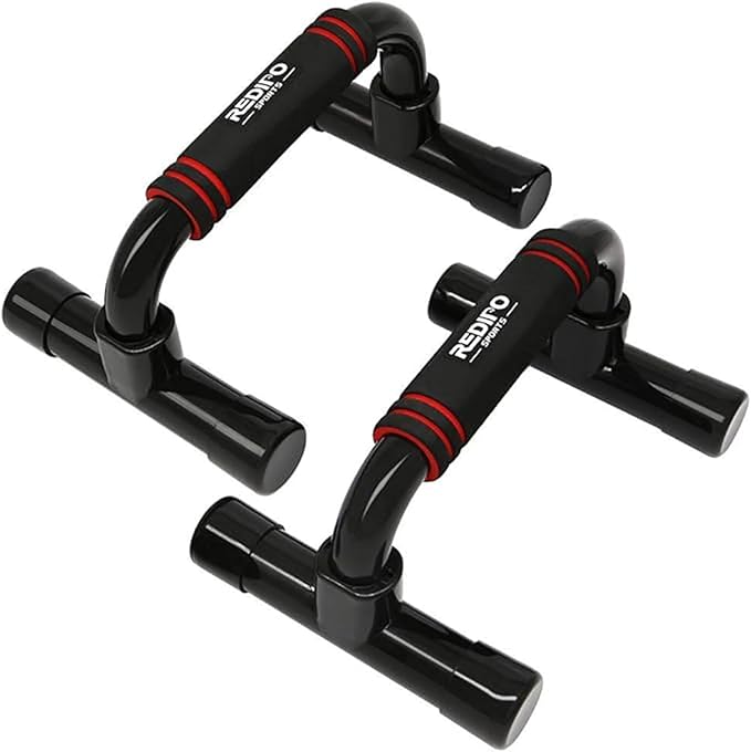 Push Up Bars Strength Training - Workout Stands With Ergonomic Push-up Bracket Board with Anti-Slip Sturdy Structure Porta...