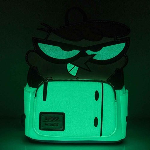 Loungefly Cartoon Network Dexter Glow in the Dark Cosplay Womens Backpack