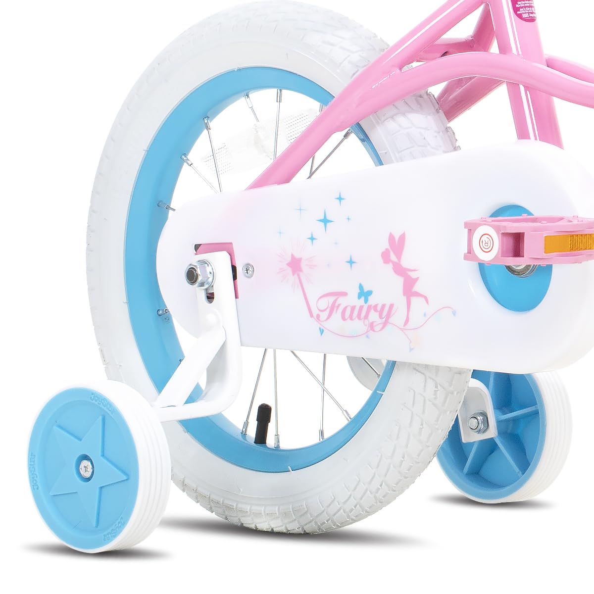 JOYSTAR 12 Inch Kids Bike for Ages 2 3 4 Years Girls, Toddler Bike with Training Wheels & Handbrake for 2-4 Years Old Child, Pink
