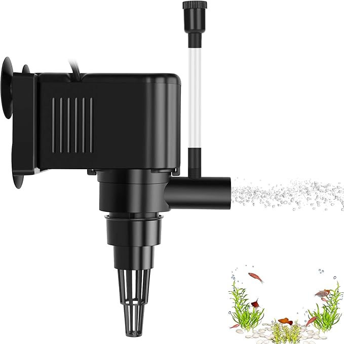 AquaMiracle Aquarium Powerhead Pump Circulating Water Pump 210 GPH for 40-60 Gallon Aquariums with Aerating Features