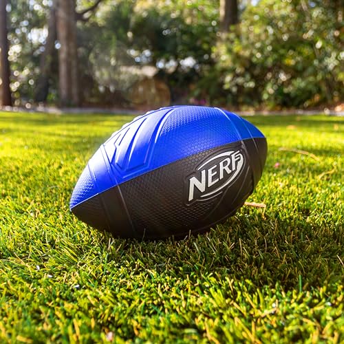 Nerf Pro Grip Football, Blue, Classic Foam Ball, Easy to Catch & Throw, Sports Toys, Christmas Gifts or Stocking Stuffers ...