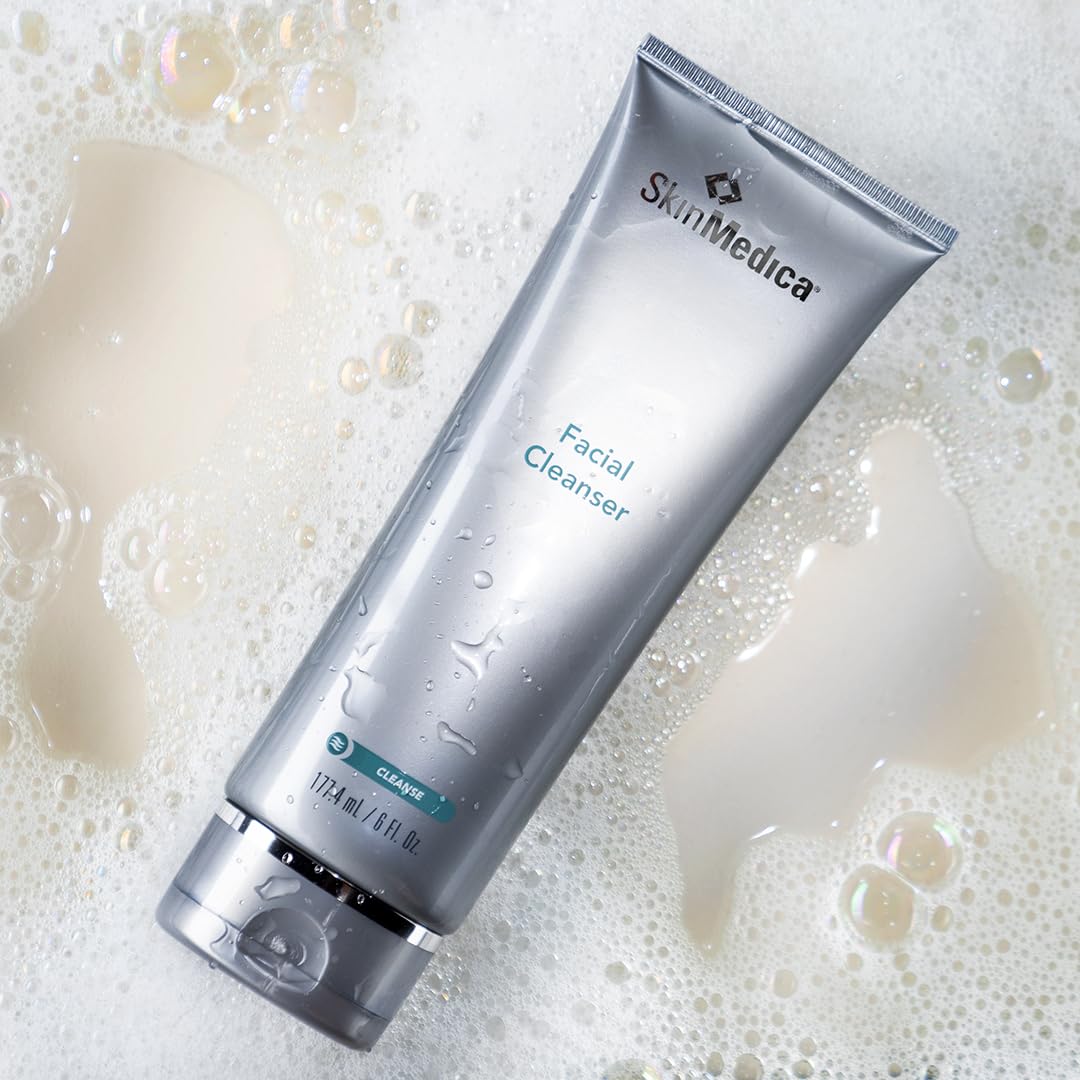 SkinMedica Facial Cleanser - Foaming Cleanser That is a Gentle Face Wash for Normal or Dry Skin and Perfect As a Makeup Remover,