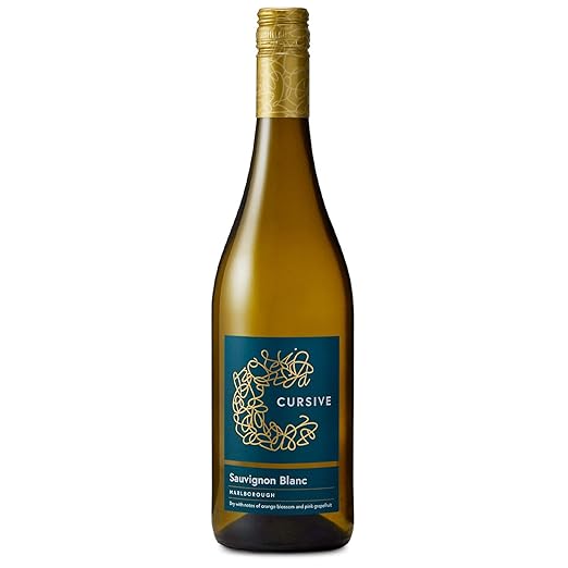 Cursive Sauvignon Blanc, Marlborough White Wine, 750 mL Bottle
