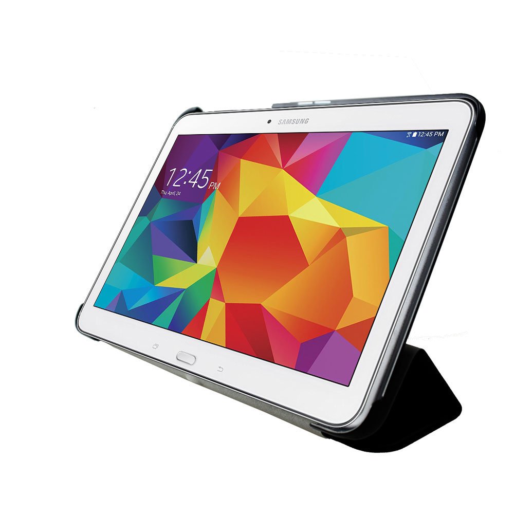 Kuesn Sm-T530 T531 Smart Cover Case For Samsung Galaxy Tab 4 10.1 Tablet Ultra Slim Flip Folio Pu Leather Stand Case With Magnet