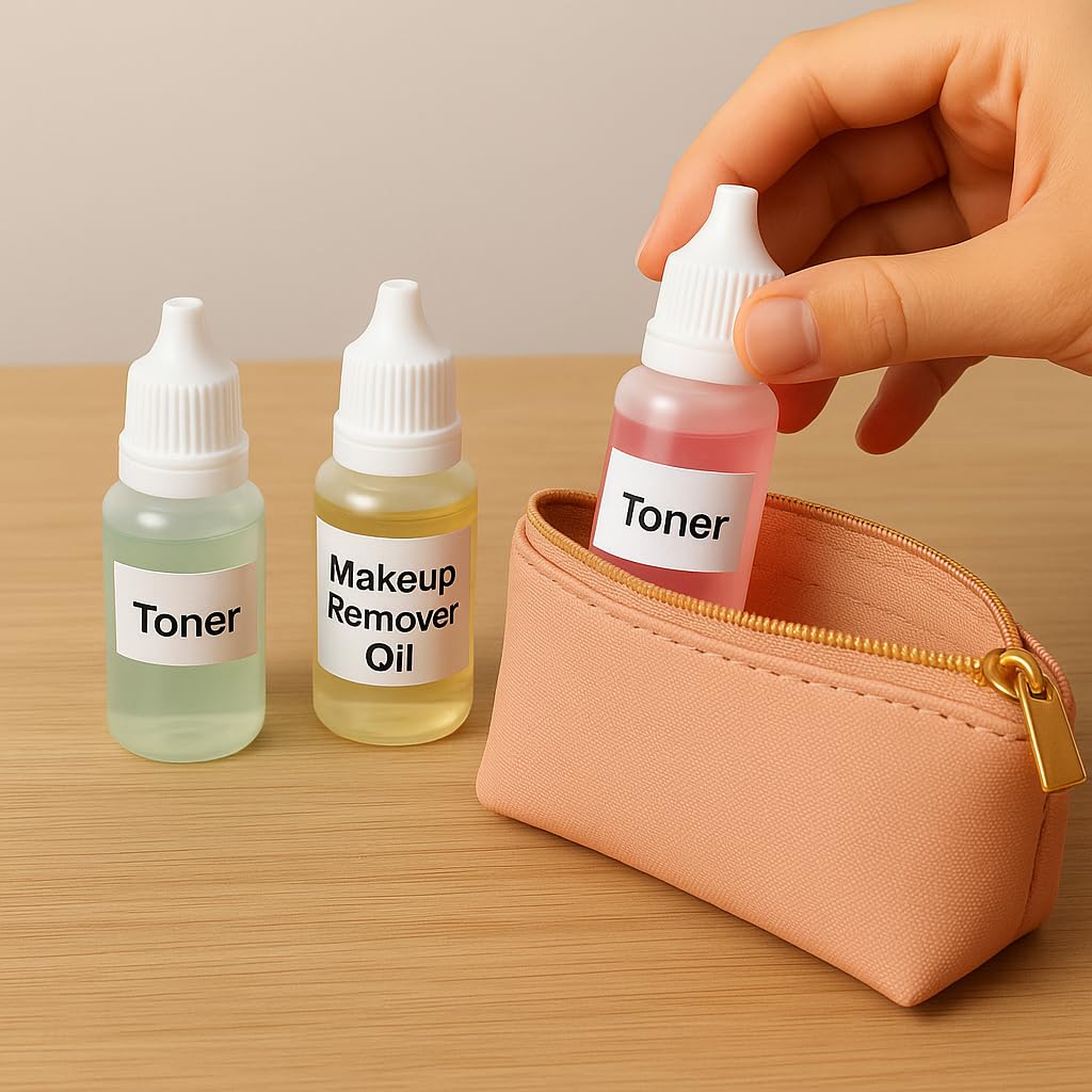 5 PCS (4 Bottles + 1 Funnel) 15ml (0.5oz) Small Plastic Dropper Bottles - Empty, White Eye Liquid Dropper Bottles, Squeezable & Portable Travel Containers for Eye Drops, Refillable with Cap and Plug