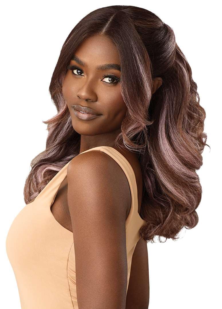 Outre Lace Front Wig - Melted Hairline - MH 107 (DR BROWN SUGAR SWIRL)