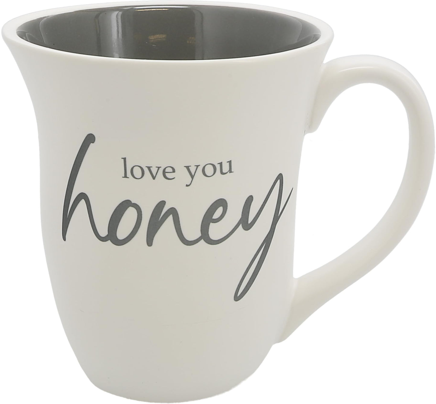 Pavilion Gift Company - Love You, Honey 16-ounce Stoneware Coffee Mug, Mothers Day Gift, Inspirational Mug, Novelty Coffee Mugs, Coffee Tea Cup for Husband/Wife/Spouse, Birthday/Anniversary, 1 Count