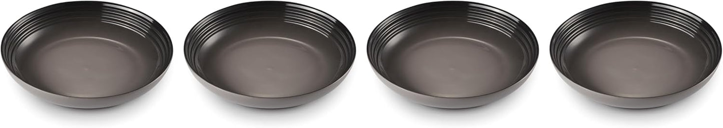 Le Creuset Stoneware Set of 4 Pasta Bowls, 8.5" each, Oyster