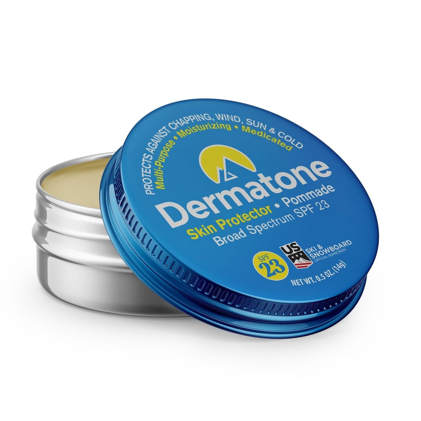 Dermatone Skin Protector Balm | Sun, Wind, Cold, Chapping & Frostbite Protection | Face and Lip Balm SPF23 | Moisturize & Repair