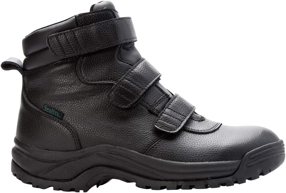 Propet Mens Cliff Walker Tall Hiking Casual Boots Ankle - Black