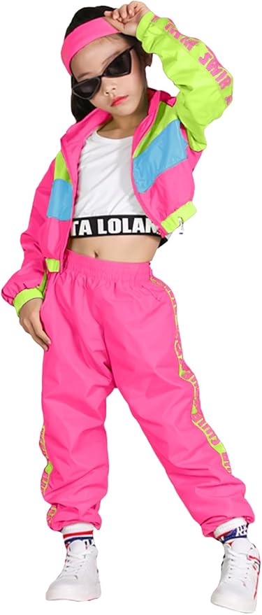 Girls Dance Clothing Set, Hip Hop Modern Jazz Team Performance Costume, Girls Dance Wear Sets
