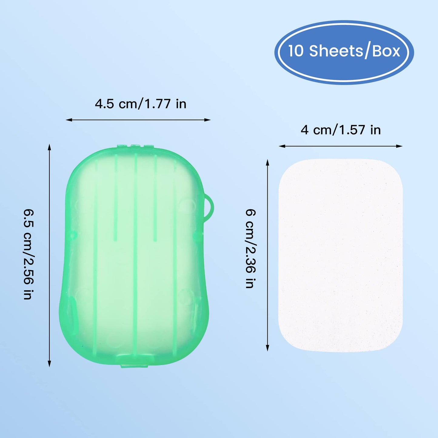TXIN 200 Sheets (10 Boxes) Disposable Hand Washing Cleaning Paper Soap Flakes Mini Bath Slice Sheets Scented Foaming Paper Soap