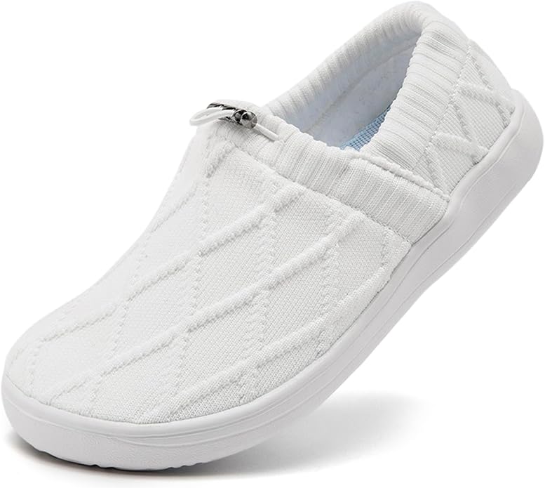 YOSFDC Wide Barefoot Shoes Women Minimalist Wide Toe Box Comfortable Walking Tennis Shoes Beach Outdoor Running Sneakers w...
