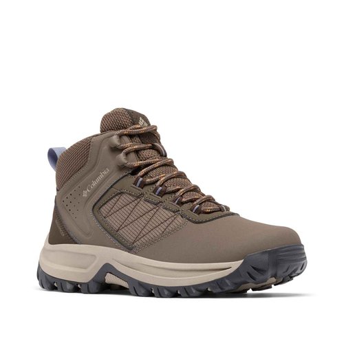 Columbia Womens Transverse Waterproof Hiking Boot, Mud/New Moon, 8