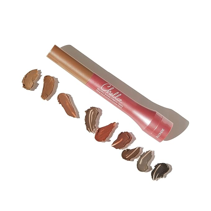 Chella Eyebrow Cream, Marvelous Medium Brown - Vegan, Cruelty Free, Paraben Free, Gluten Free Eyebrow Pomade Makeup - Long Wearing, Velvet Consistency, Water Proof