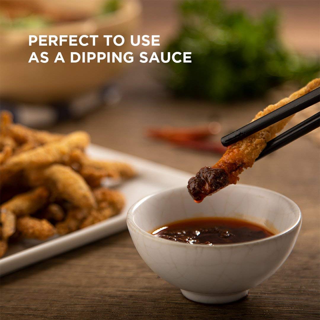 BOILING POINT Spicy Garlic Bean Paste for Hot Food Chili Lover, Mala Spicy Sauce Fan, Vegetarian-Friendly Spicy Condiment, Multi-Functional Seasoning, All-Around Dipping Sauce, 8.5 oz. (Pack of 2)