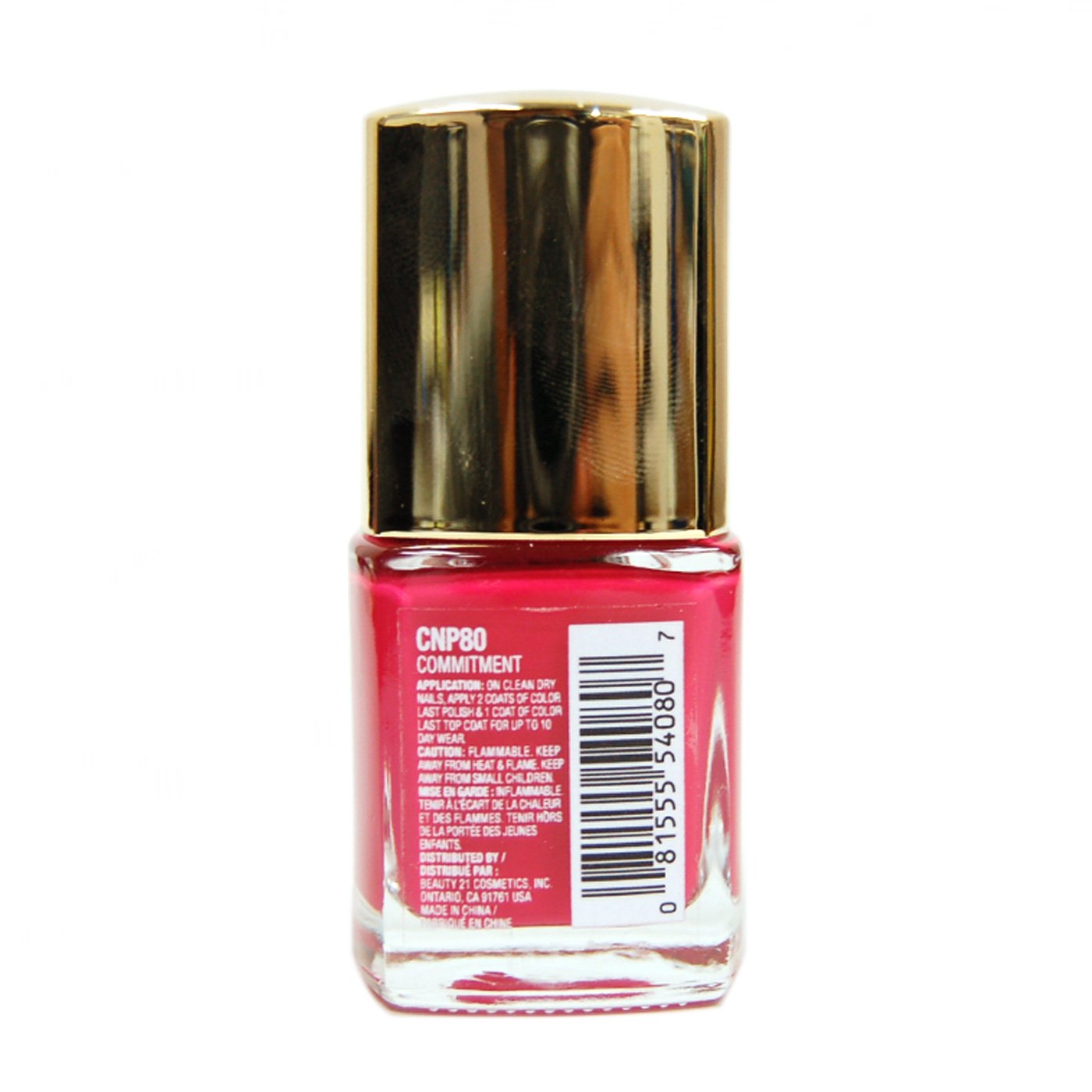 L.A. COLORS Color Last Polish, Commitment CNP80