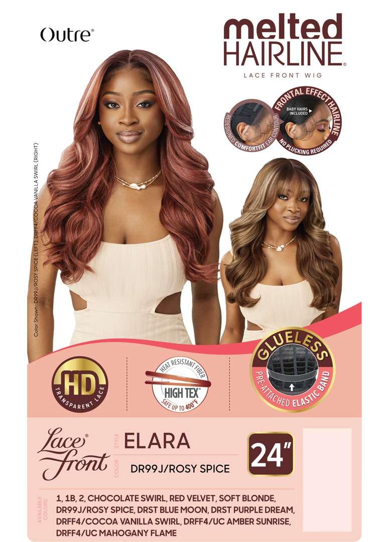 Outre Lace Front Wig - Melted Hairline - Elara (SOFT BLONDE)