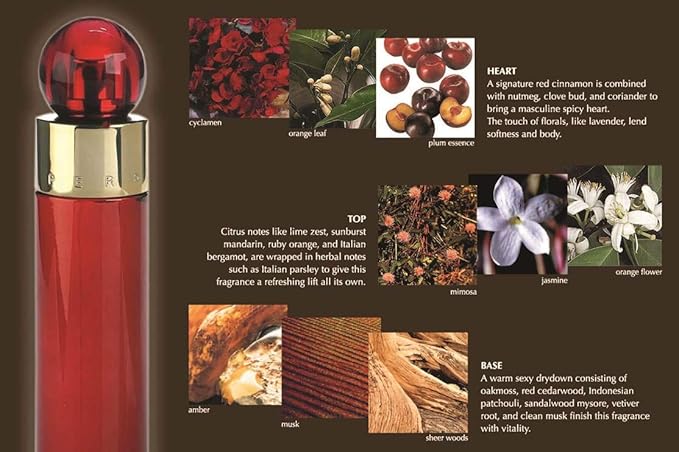 Perry Ellis 360° Women mini gift set - 4-pack of .25 fl oz EDP travel sprays (360° Women, 360° Coral, 360° Purple, 360° Red)