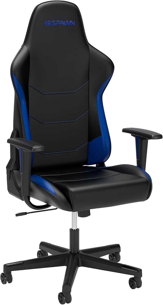 Respawn 110 Ergonomic Gaming Chair - Reclining Office Video Game Swivel Chair with Lumbar Support, Headrest, Heavy Duty, H...