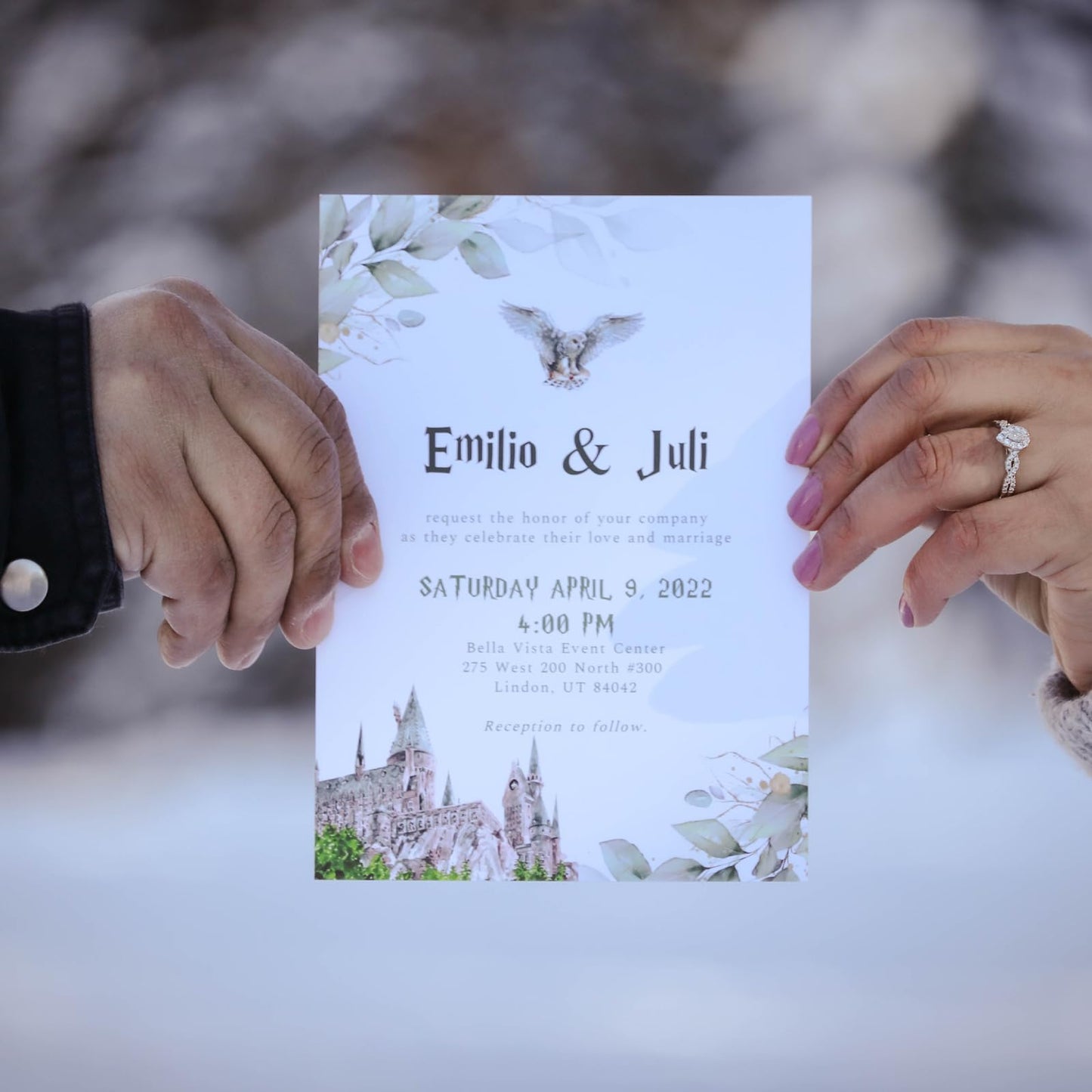 YEYABOA Custom Wedding Invitations, 30-200 pcs Personalized Flat Wedding Invitations,2 Sides Printing, 20 pt Cover Heavy Paper,3 Sizes, Upload Your Design (5 * 7 IN)
