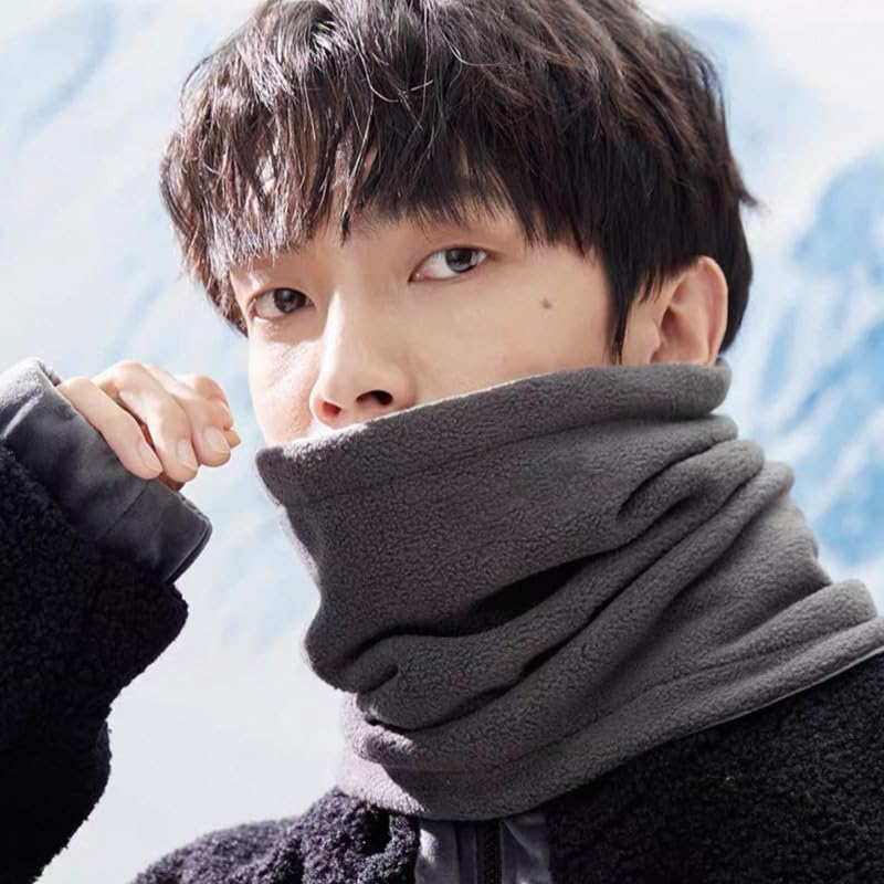 Winter Neck Scarf Warm Windproof Polar Fleece Men's Women Outdoor Sport Skiing Keep Warm Cold Face Cover Neck Gaiter