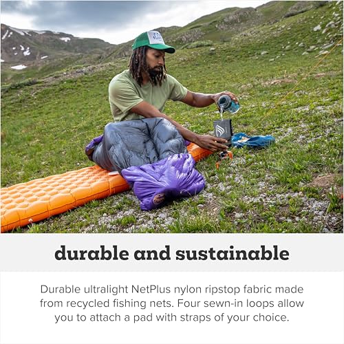 Big Agnes Fly Creek UL - 850 RDS DownTek Ultralight Sleeping Bag, Backpacking Gear, Compact Cold Weather Sleep Quilt