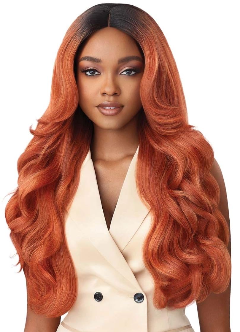 Outre Soft & Natural Synthetic Lace Front Wig - NEESHA 208 (1 Jet Black)